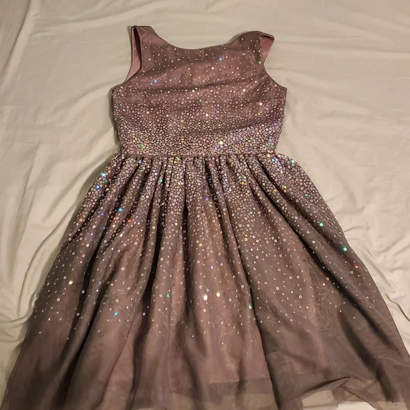 formal dresses black and silver Poly USA 8342
